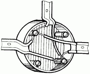 Рис. 25. Соединения проводов в